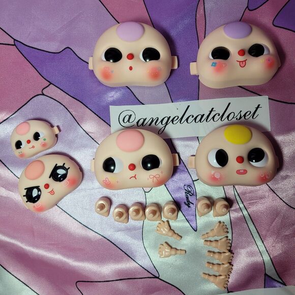 Read Desc Baby Three Plush Toy 100% Face Lot Parts Hands Feet Custom Labubu Y2K - Picture 2 of 16